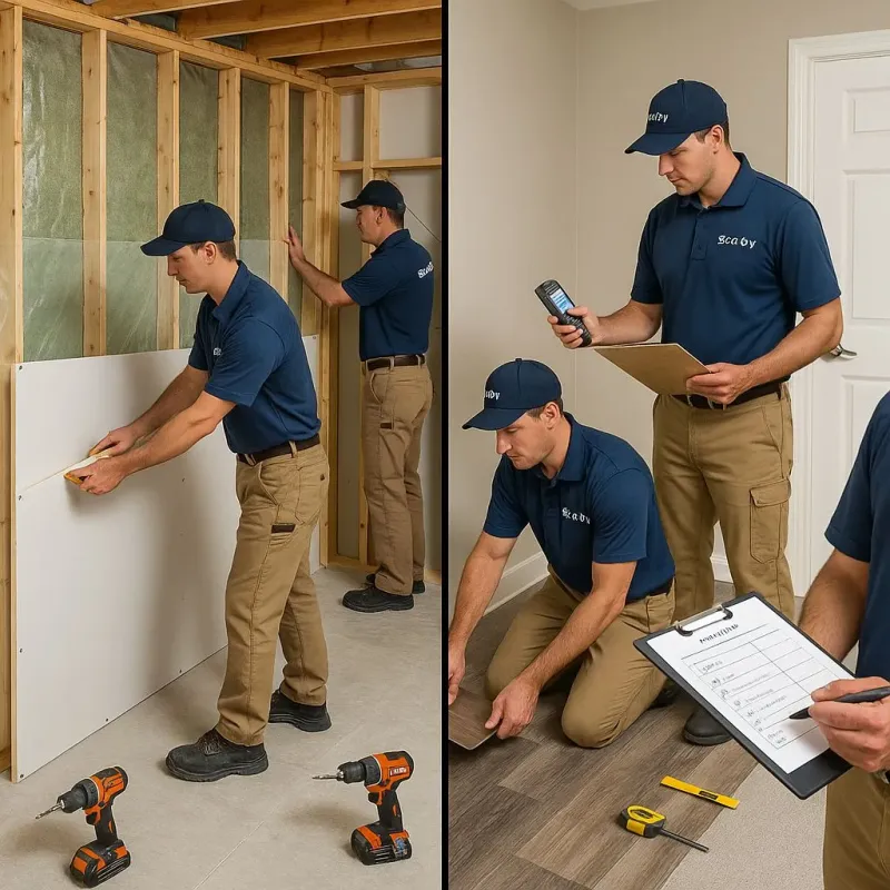 Repairs and Reconstruction process in Hamburg, IA